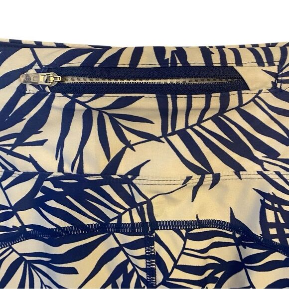 Coolibar Sz S Blue Tropical Print Santa Cruz Swimming UPF 50 Sun Fabric Shorts - Picture 4 of 9